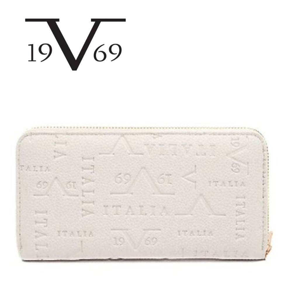 ITALIA BY VERSACE 1969- Candela Wallet - Beige/Gold